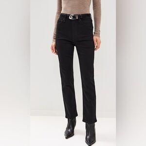 RAG & BONE • Harlow mid rise ankle straight - size 26 black